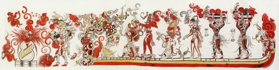 San Bartolo Mural Redrawn from Heather Hurst by National Geographic