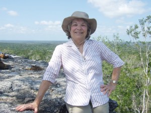 Photo of Leonide Martin at El Mirador, Guatemala